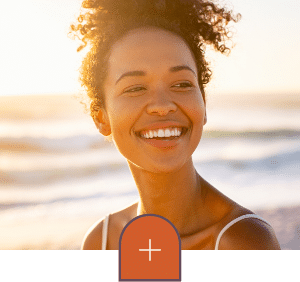 a person smiling for the camera